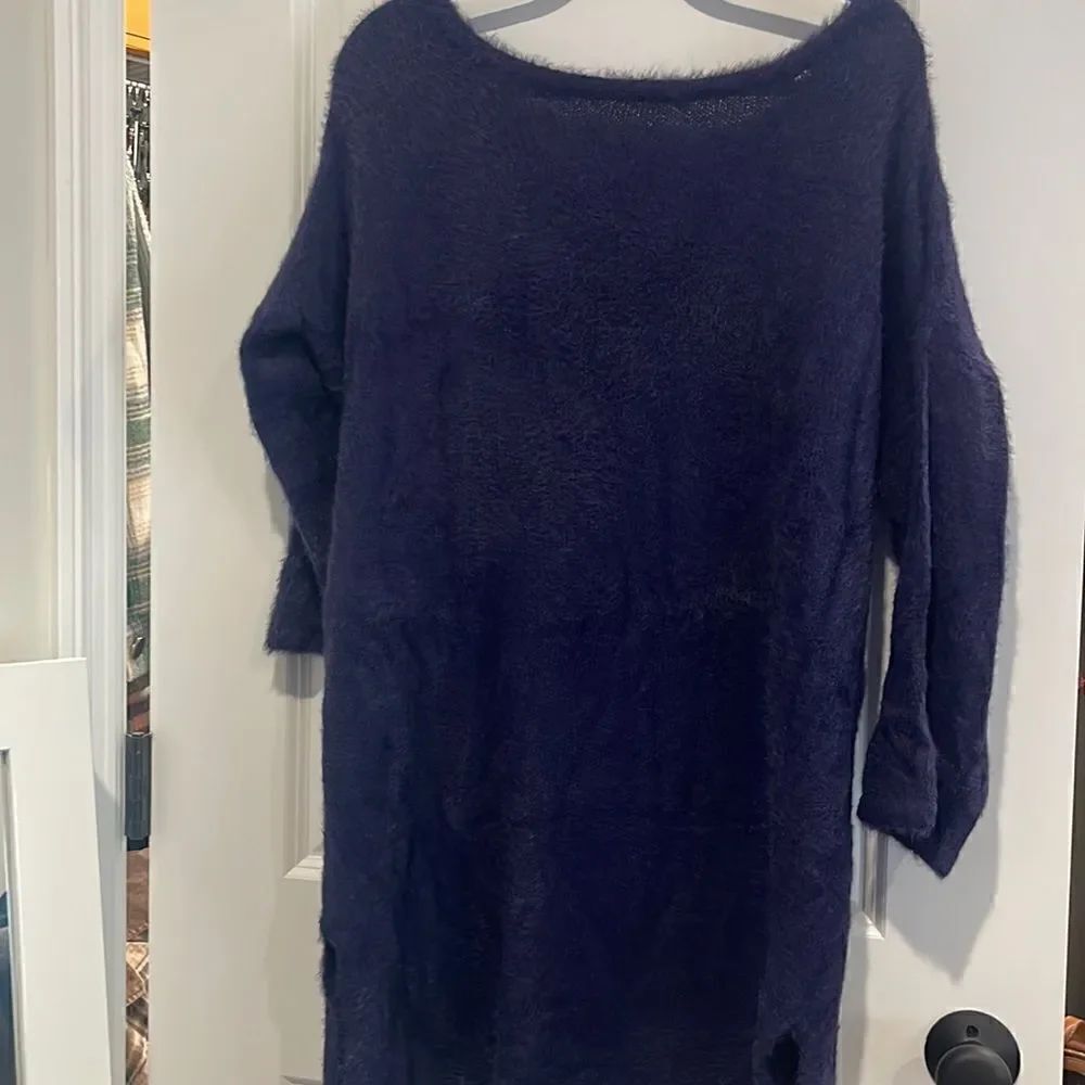 Navy blue unbranded sweater dress size large